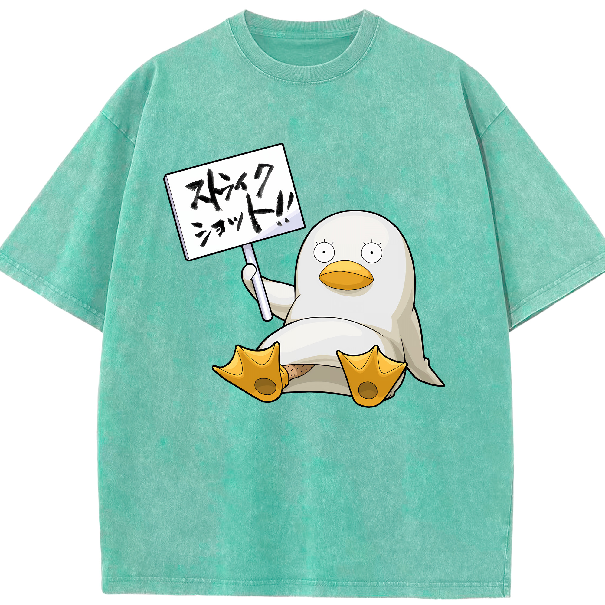 （画像用） ぎんたま 坂田銀時（さかたぎんとき） 神楽 志村新八（しむら しんぱち） GINTAMA Sakata Gintoki Kagura Shimura Shinpachi 綿100% ヴィンテージ風 半袖Tシャツ（フロントプリント）